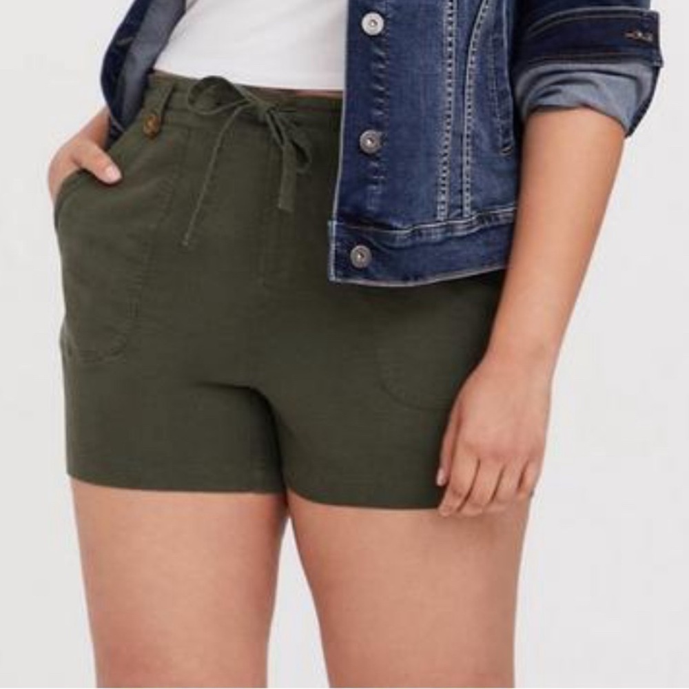 Torrid Olive Green Women's Shorts